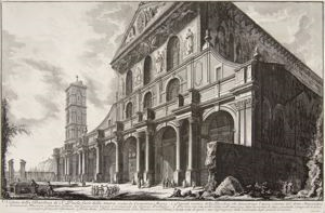 Image of Veduta della Basilica di S. Paolo fuor della mura (St. Paul's Outside the Walls), from Vedute di Roma (Views of Rome)