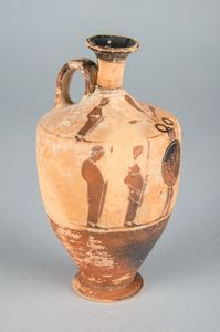 Image of Lekythos vessel in terra-cotta