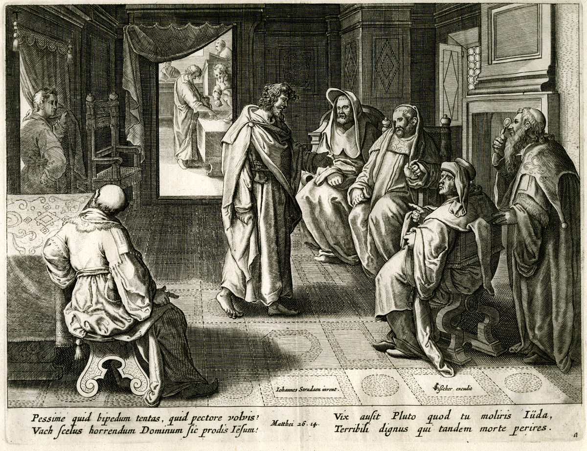 La Salle University Art Museum Collections - Judas Offering to Betray Christ