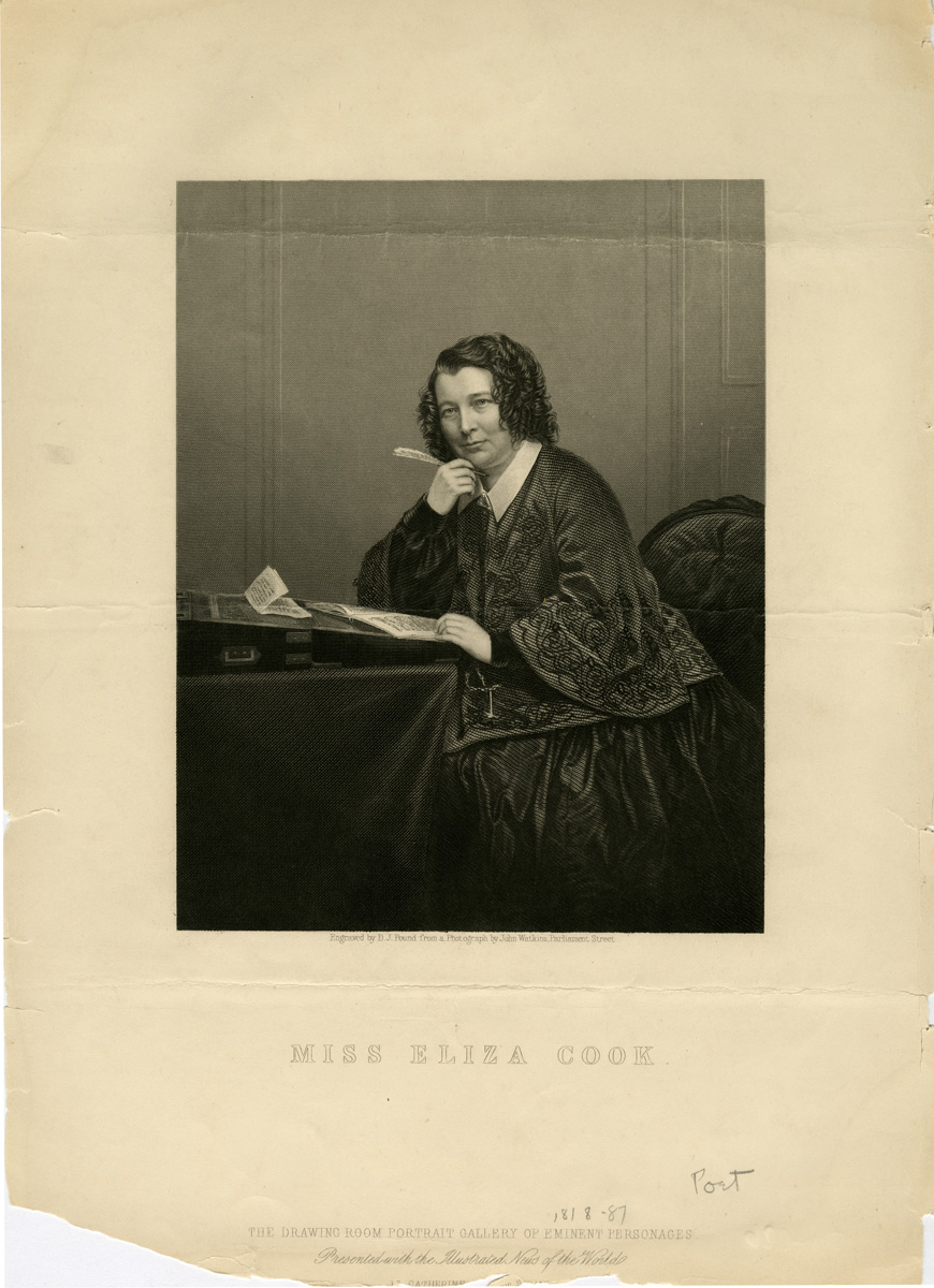 La Salle University Art Museum Collections - Eliza Cook (1818-1887), Poet  and Journalist