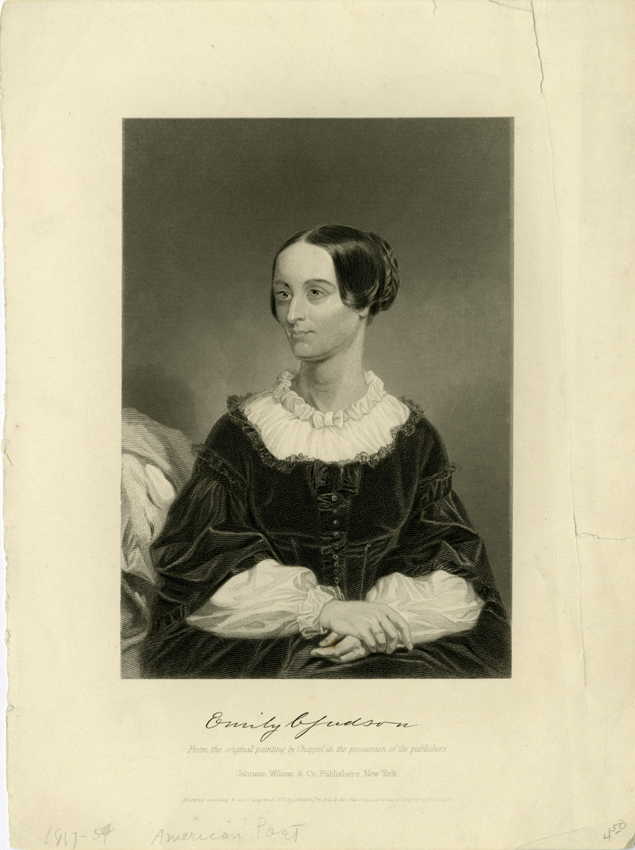 La Salle University Art Museum Collections - Emily B. Judson (1817-1854),  Poet