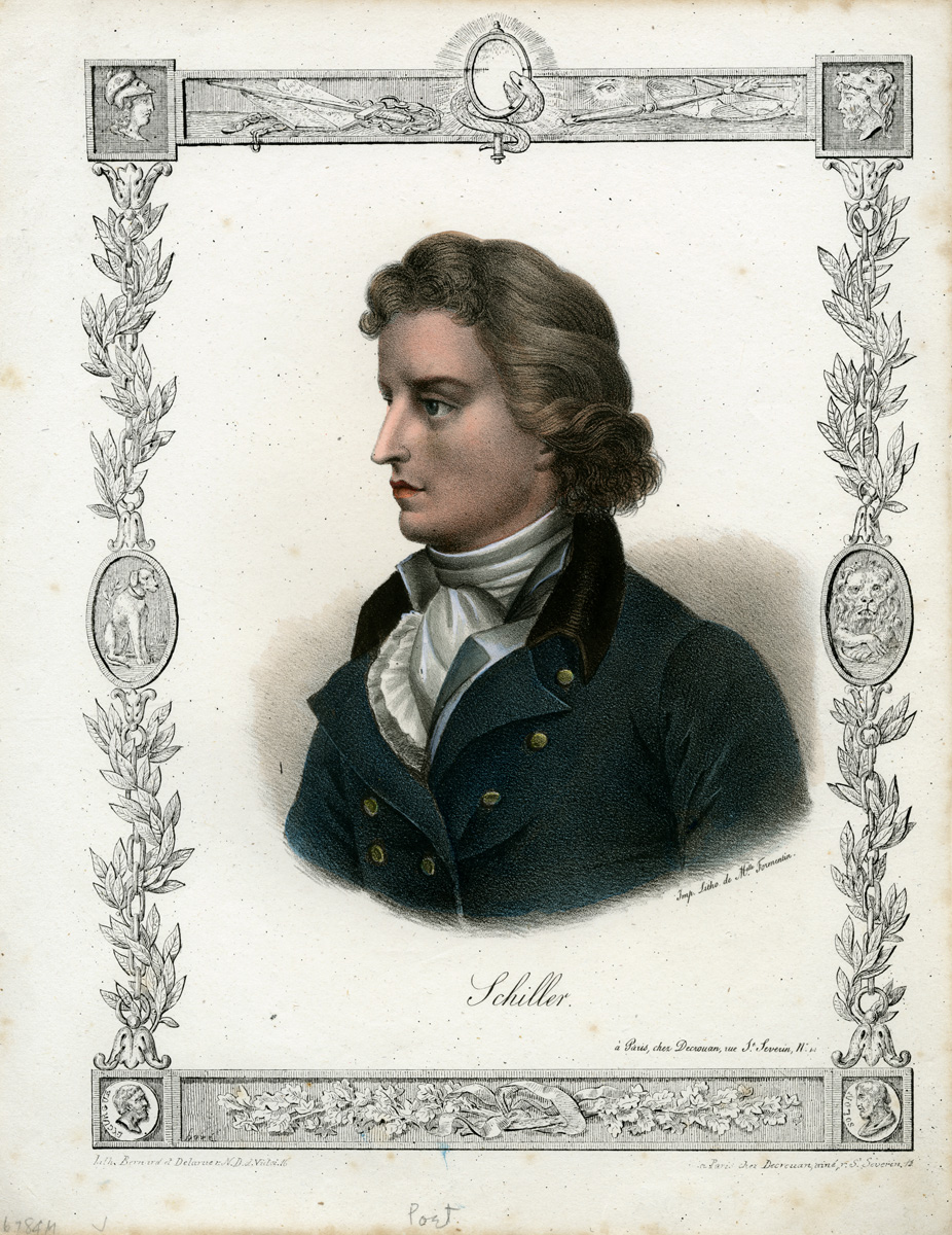 La Salle University Art Museum Collections - Friedrich Schiller  (1759-1805), Poet, Philosopher, Historian, and Playwright